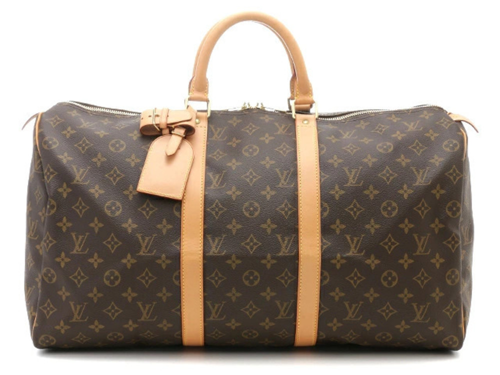 LOUIS VUITTON Keepall Boston Bag Monogram